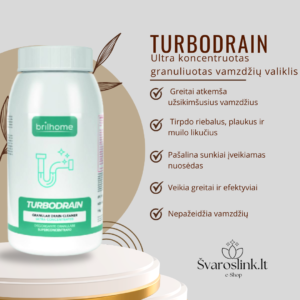 Turboreain kanalizacijos granules